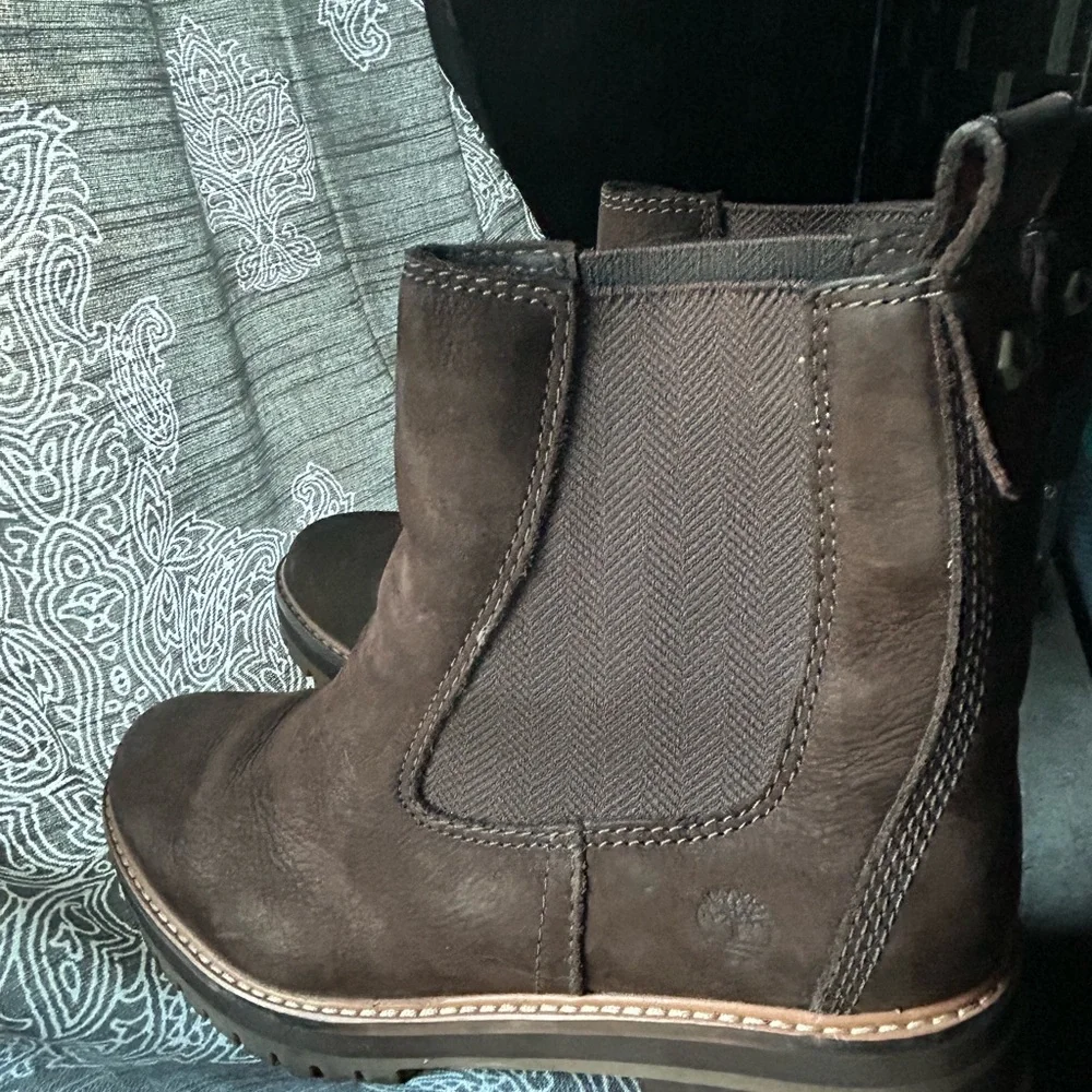 Timberland Chocolate Suede Boots
